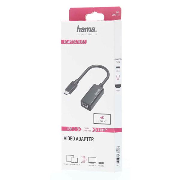 USB-C - HDMI 4K -sovitin