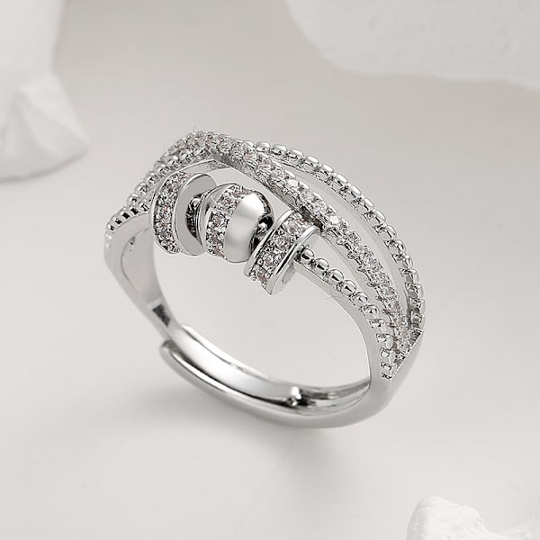 Anti-stress ringe med drejelige perler 920b | Fyndiq