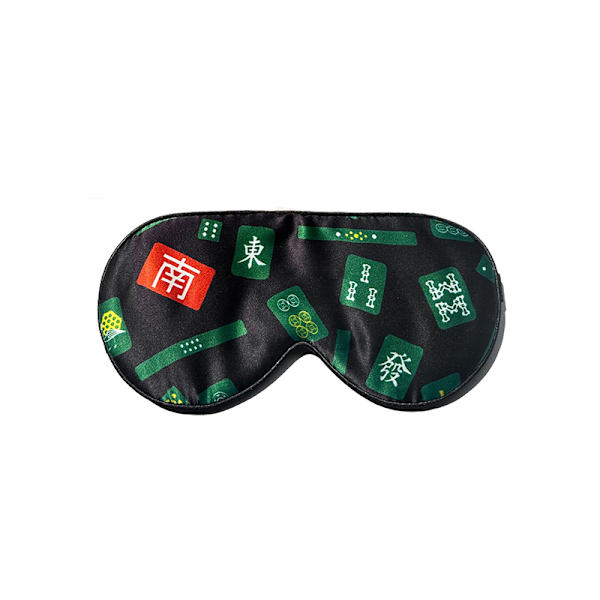 Silk Sleep Mask Musta