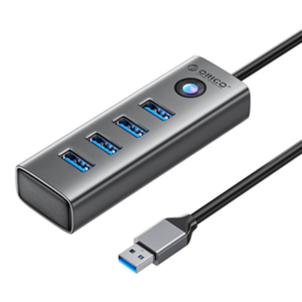 Orico PDD4U USB till 4x USB 3.0 Hub Adapter (grå)