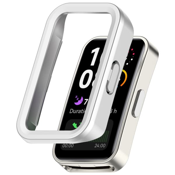Skyddande PC-fodral för Huawei Band 10/9/8 Silver Silver