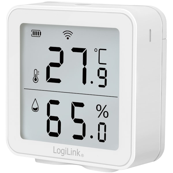 Smart Temp- & luftfuktighetssensor Wifi Tuya