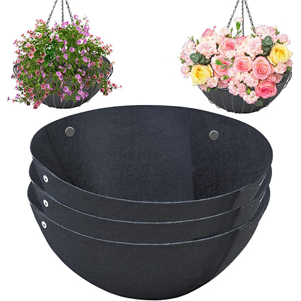3-pack filttyg växande påsar med liner S