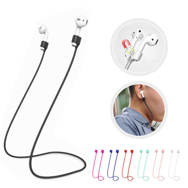 Magnetisk rem til AirPods 2, AirPods Pro 2/3 Sort