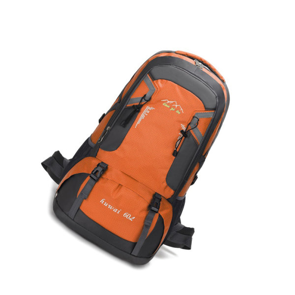 60L ryggsäck för bergsbestigning utomhus med stor kapacitet Orange