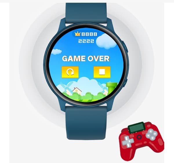 Elegant MX1 Smartwatch: Bluetooth-opkald og fitnesstracking Blue Blue