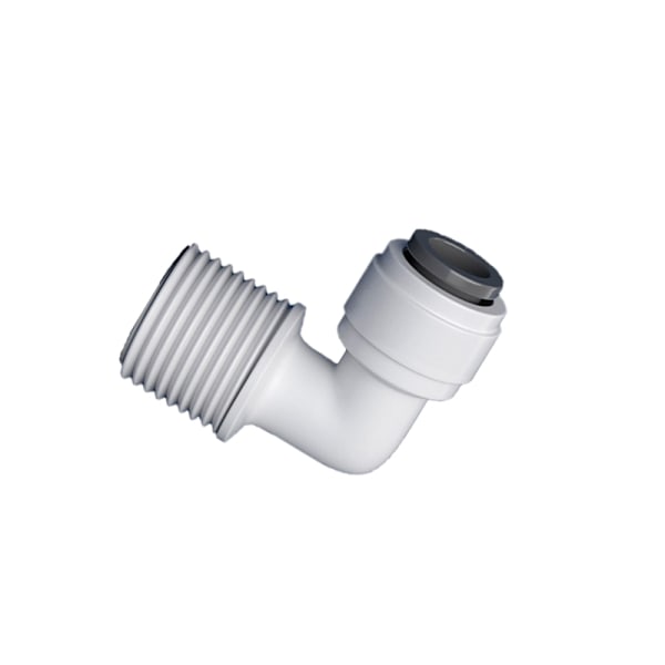 10 st Quick Connector Set - 1/2" hangänga till 3/8" Quick Connect Armbåge