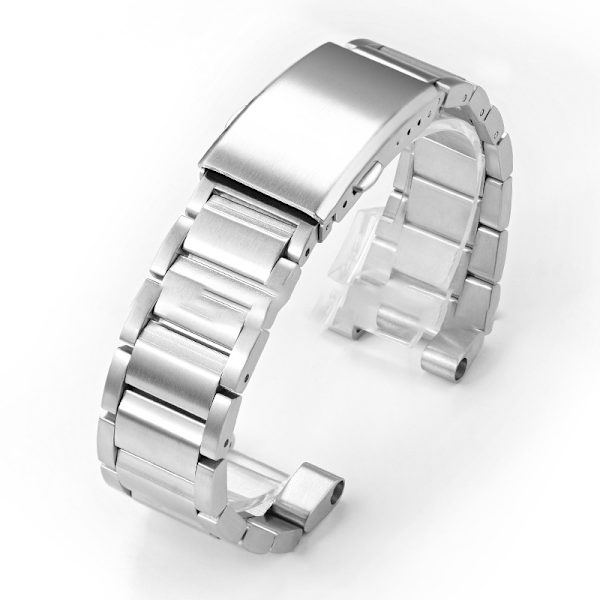 Klockarmband i rostfritt stål för Casio GST-serien Silver