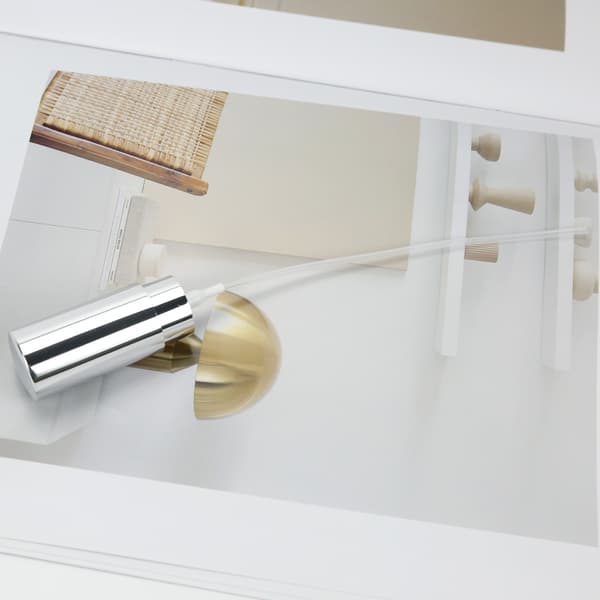 Parfumeflaske Spraydyse 02-18 Skruehætte Silver Silver