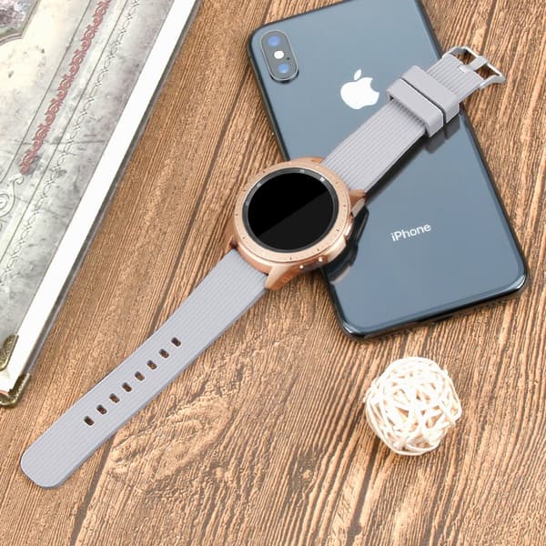 Käsinauha Samsung Galaxy Watch 42 mm - grå - S