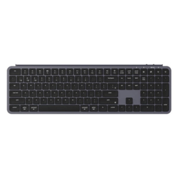 Keychron B6 Pro trådløst ultratyndt tastatur i fuld størrelse (grå)