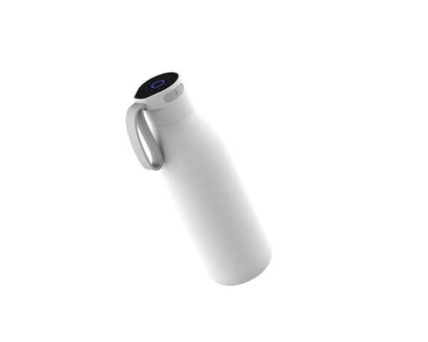 Älykäs vesipullo UV-steriloinnilla - 750ml White White