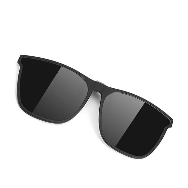 Clip-on solbriller - til brillerammer Black+Grey Black+Grey