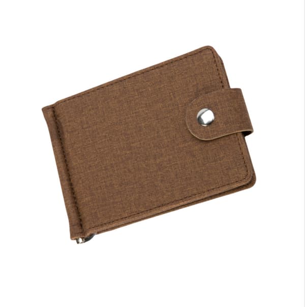 Stilfuld Linned Bifold Tegnebog til Mænd - Kompakt Design Brown Brown