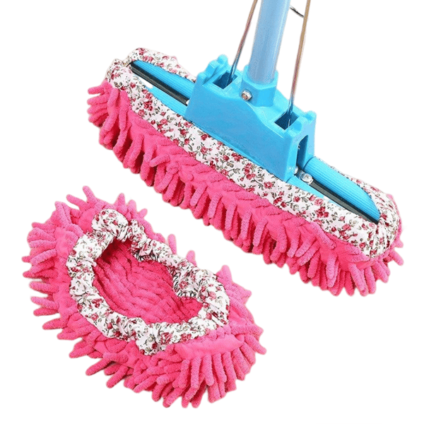 Mopptofflor för Golvrengöring - 1 par Pink Pink
