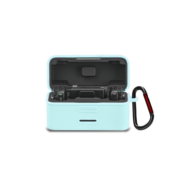 Silikonfodral för DJI Mic Mini Laddningsbox Blue Blue