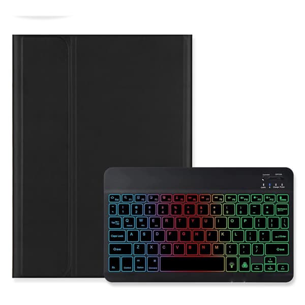 Sort Bluetooth-tastaturcover til Lenovo M10 Plus 10,3-tommer