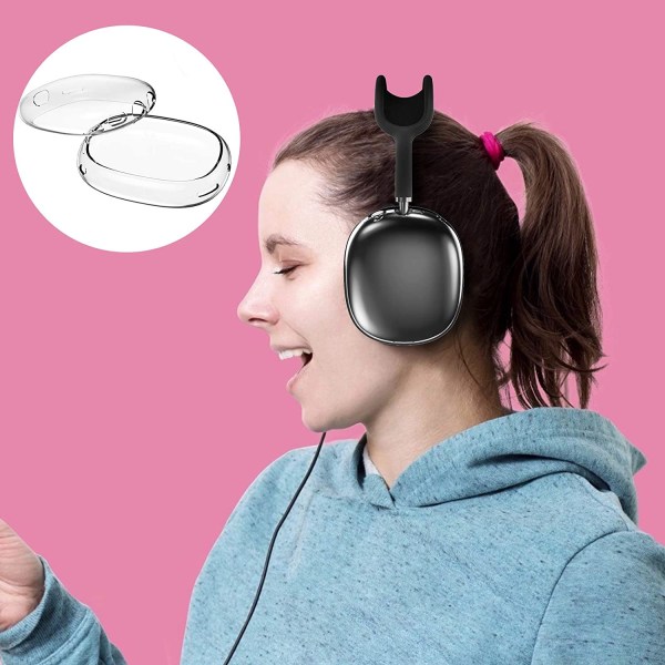 Skyddande skal för hörlurar 1 par AirPods Max Transparent