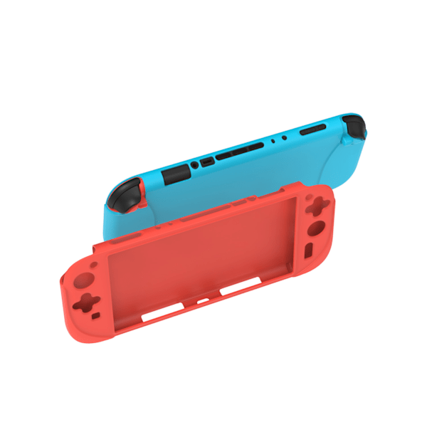 Beskyttende silikoneetui til Switch2 fuld dækning Red Red