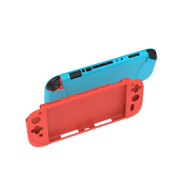Skyddande silikonfodral för Switch2 Full Coverage Red Red
