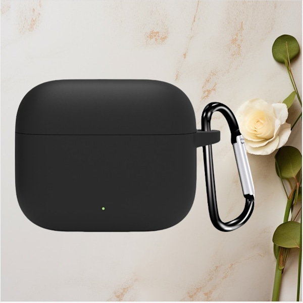 Silikonebeskyttelsesetui til OPPO Enco Air4i-øretelefoner Sort