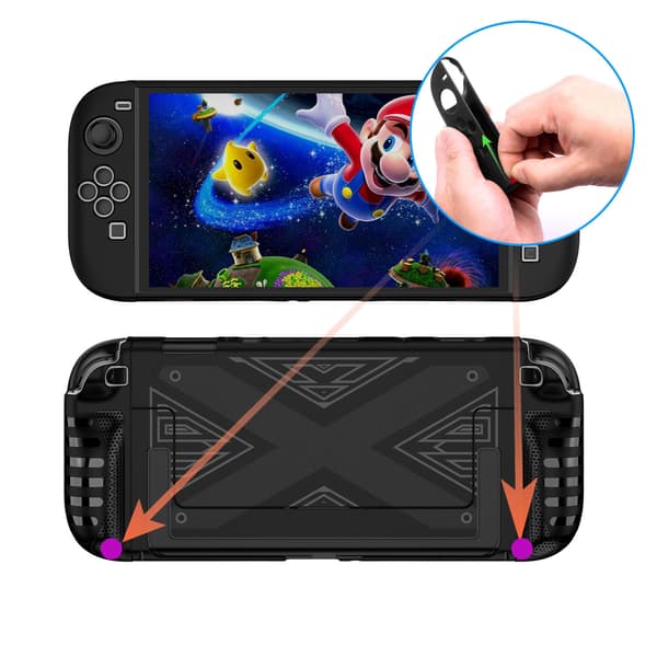 Beskyttende etui til Nintendo Switch 2-konsol Black Black