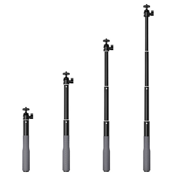 Selfie stick TELESIN med kuglehoved til actionkameraer