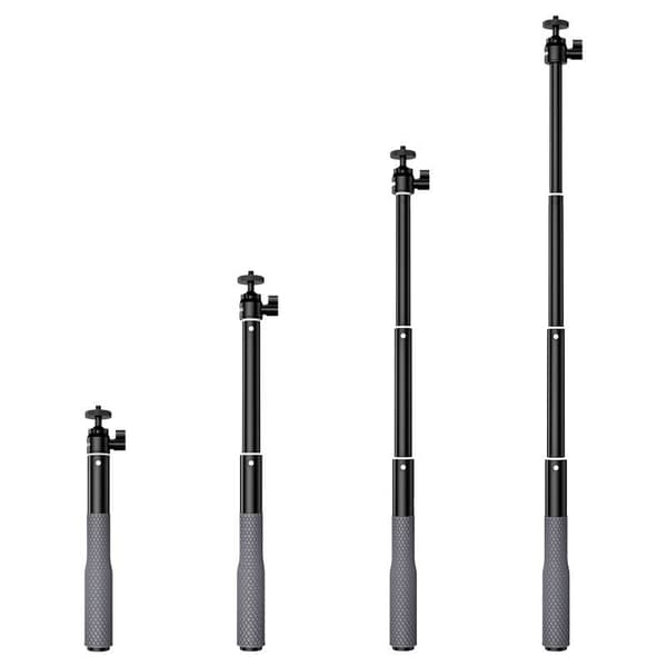 Selfiestick TELESIN med kulhuvud för actionkameror