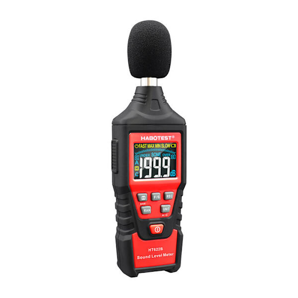 Digital decibelmätare Habotest HT622B USB A/C