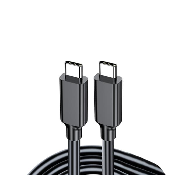 USB-C–USB-C-kaapeli, 20 Gbit/s, 8K 60 Hz, 240 W, DP 2.0 ja ajoneuvon CarPlay 0.5m 0.5m