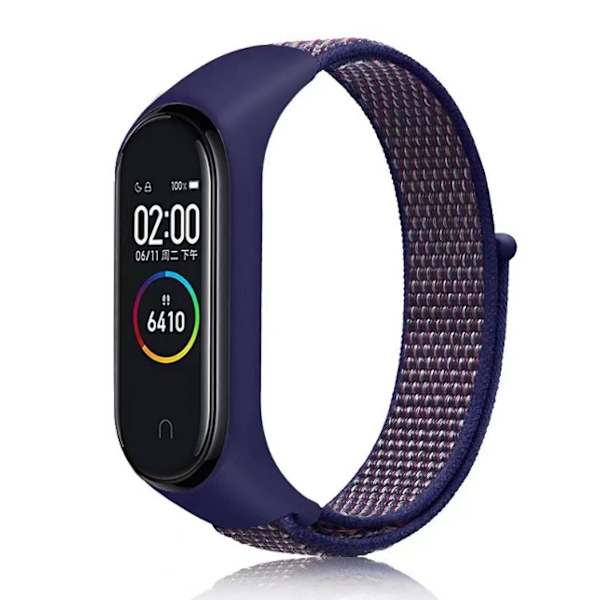 Klockarmband i Nylon för Xiaomi Band 8/9 Blå