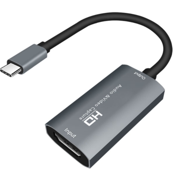INF Video Capture Card / USB-C till HDMI-kompatibel adapter