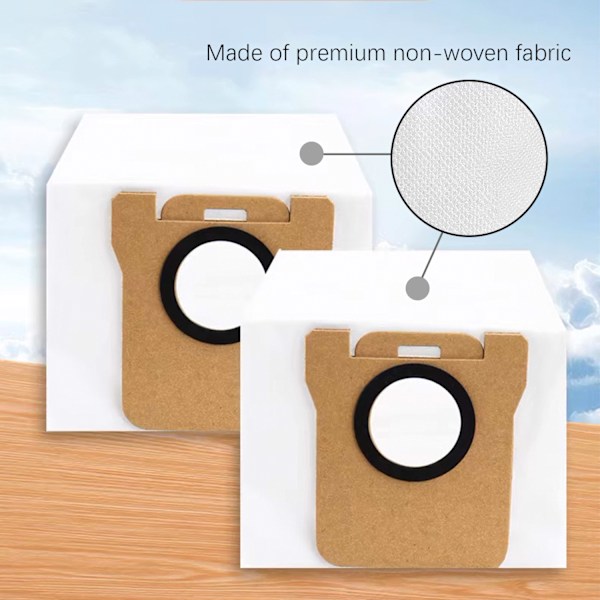 Pölypussit 6 kpl Xiaomi Mijia Omni / X10 Plus / Dreame S10 Pro / Dreame L10S Ultra