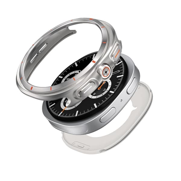 Metal Beskyttelsesetui Kompatibelt med Samsung 8. Generation (44mm) Stopur - Flere Farver Titanium Titanium