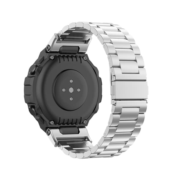 Urrem i rustfrit stål + skruetrækkere Silver Amazfit T-Rex A1918 Silver