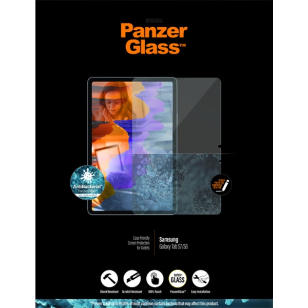 PanzerGlass Samsung Galaxy Tab S7/S8 Case Friendly