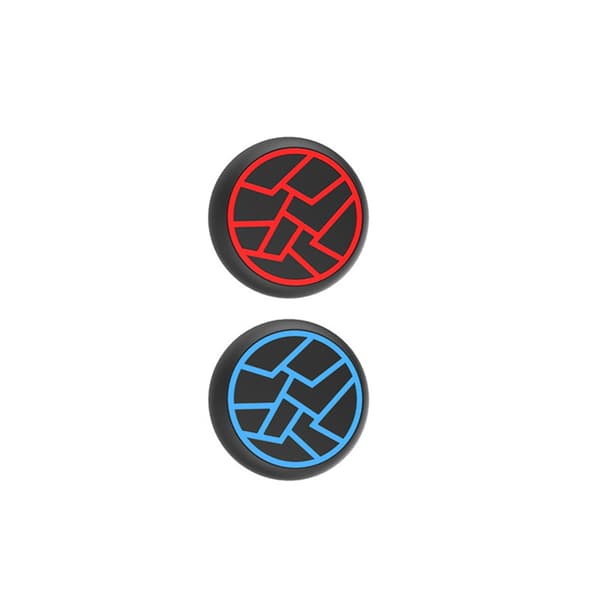 Silikone Tommelfingergreb til Nintendo Switch 2 - Forbedret Kontrol og Beskyttelse Red+Blue Red+Blue
