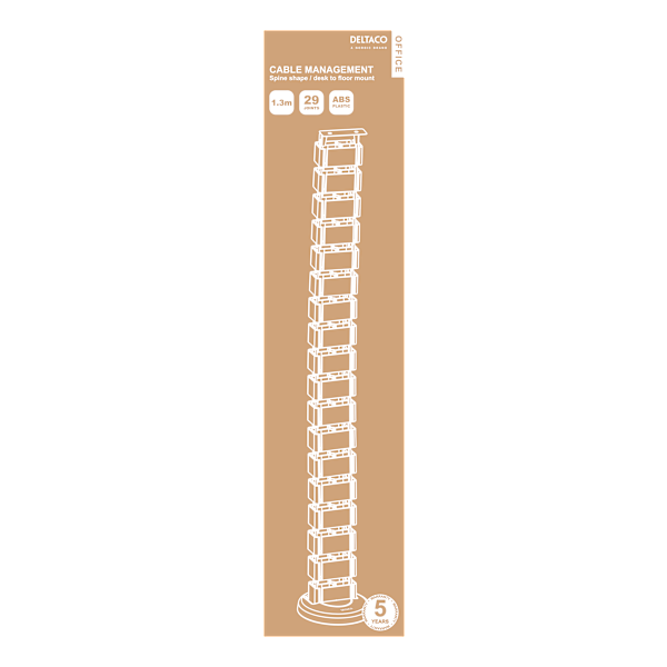 Office, Spine Cable Organizer & Hider, white