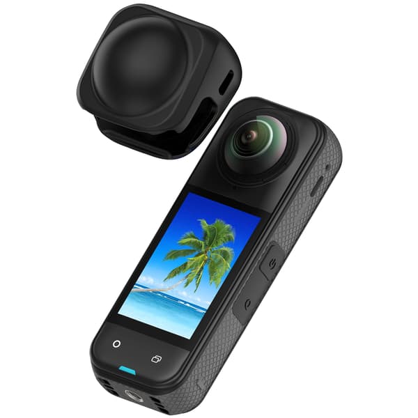 Linsebeskyttelse til Insta360 X5 og X4 Black Black