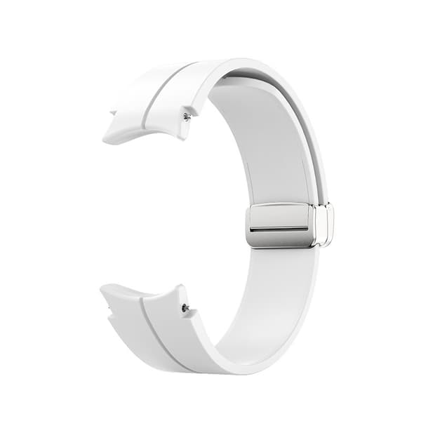 Silikone urrem til Samsung Watch 5 Pro White White