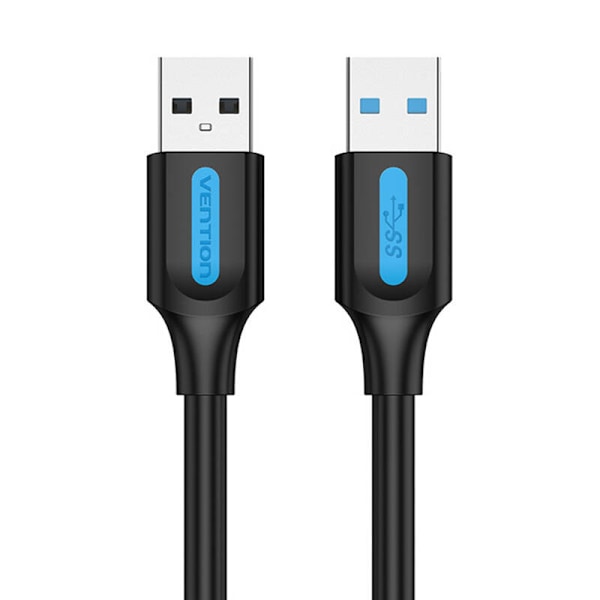 USB 3.0 kabel Ventilation CONBF 2A 1m Sort PVC