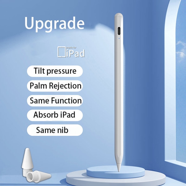 INF Universal Stylus kynä iPadille, jossa 4 kärkeä Valkoinen