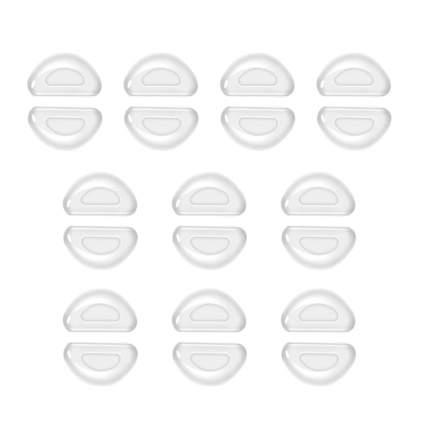 Nenäsuoja laseille 10 paria Läpinäkyvä 2 mm
