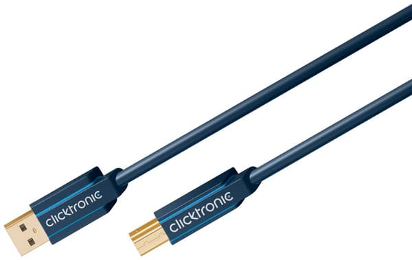 USB-A til USB-B 3.0 adapterkabel