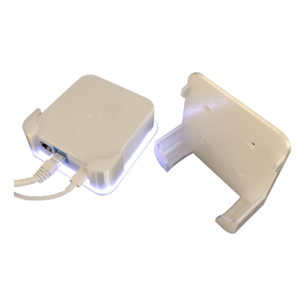 Amplifi Instant series wall-mount 3D printed clear plastic