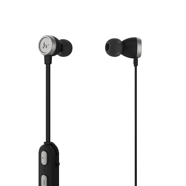 KITSOUND Hörlur Hudson Sport In-Ear Trådlös Silver