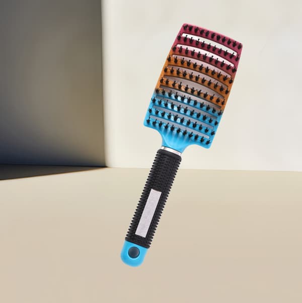 Ergonomisk ventileret hårbørste til styling og hovedbundsmassage Blue Blue