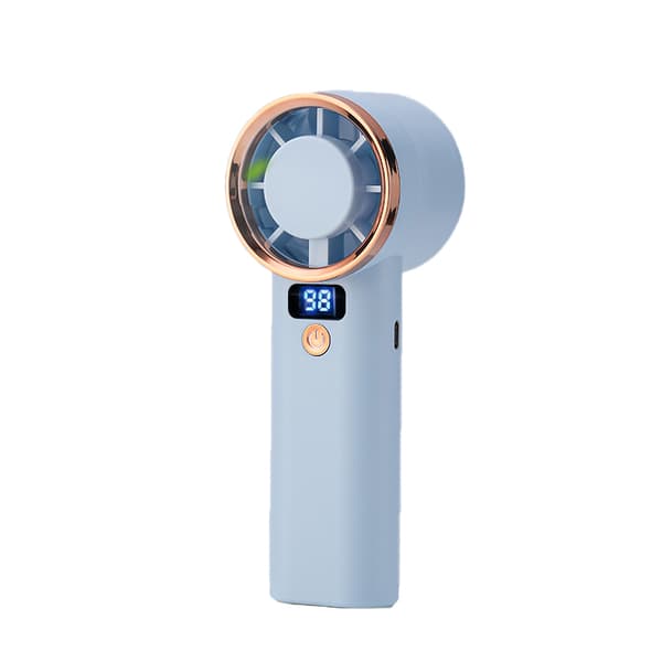 Mintgrøn håndholdt ventilator - Bærbar køleløsning Blue Blue