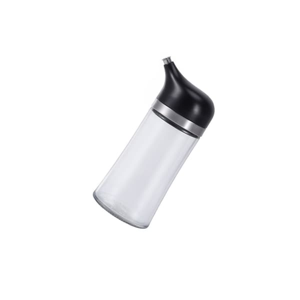 Rustfrit stål og glas 150ml oliedispenser - lækagesikker hældetud, drypfri krydderiflasker til sojasovs, eddike og olie