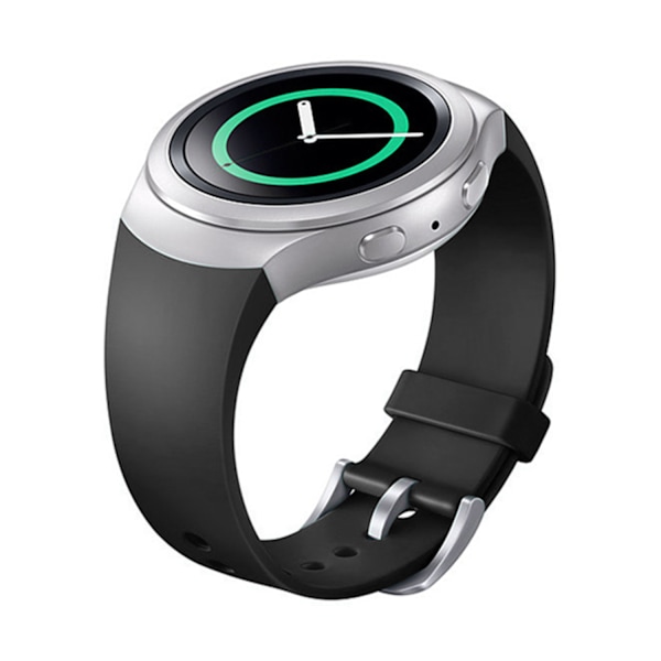 Silikone urrem til Samsung Galaxy Gear S2 SM-R730/SM-R720 Sort